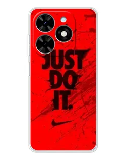 Чехол для TECNO Spark Go 2025 с картинкой «Nike Just Do It»