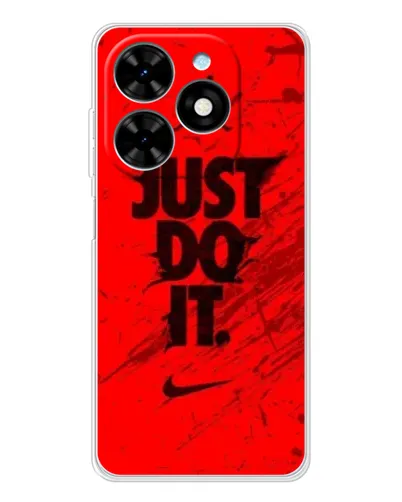 Чехол для TECNO Spark Go 2025 с картинкой «Nike Just Do It»