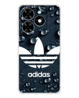 Чехол для TECNO Spark Go 2025 с картинкой «Adidas Trefoil Blue» Чехол для TECNO Spark Go 2025 с картинкой «Adidas Trefoil Blue»