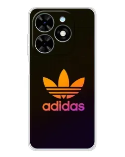 Чехол для TECNO Spark Go 2025 с картинкой «Градиент Adidas»