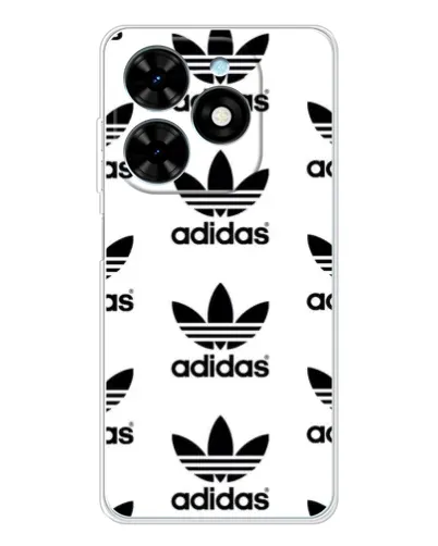 Чехол для TECNO Spark Go 2025 с картинкой «Adidas Pattern» Чехол для TECNO Spark Go 2025 с картинкой «Adidas Pattern»