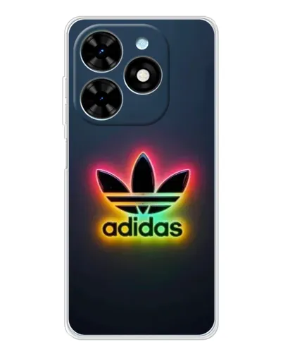 Чехол для TECNO Spark Go 2025 с картинкой «Неоновый Adidas» Чехол для TECNO Spark Go 2025 с картинкой «Неоновый Adidas»