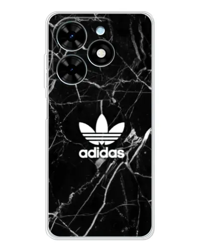 Чехол для TECNO Spark Go 2025 с картинкой «Белый мрамор Adidas» Чехол для TECNO Spark Go 2025 с картинкой «Белый мрамор Adidas»