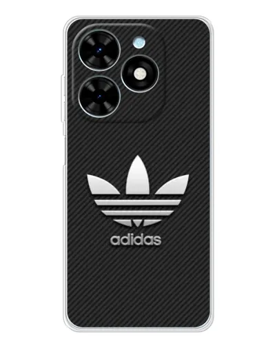 Чехол для TECNO Spark Go 2025 с картинкой «Adidas Карбоновая текстура» Чехол для TECNO Spark Go 2025 с картинкой «Adidas Карбоновая текстура»