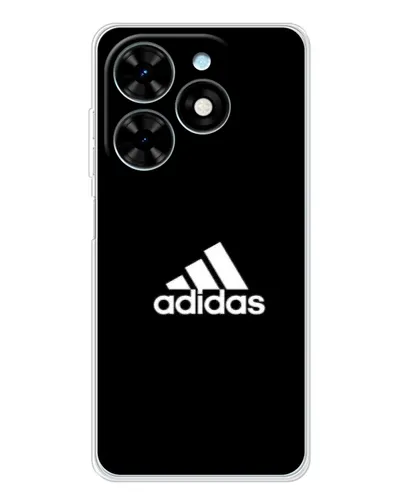 Чехол для TECNO Spark Go 2025 с картинкой «Черная классика Adidas» Чехол для TECNO Spark Go 2025 с картинкой «Черная классика Adidas»