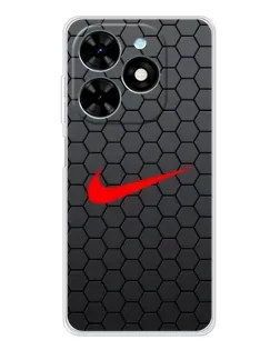Чехол для TECNO Spark Go 2025 с картинкой «Nike — карбоновая сетка» Чехол для TECNO Spark Go 2025 с картинкой «Nike — карбоновая сетка»