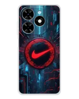 Чехол для TECNO Spark Go 2025 с картинкой «Техногенный стиль Nike»