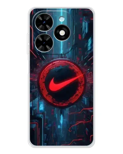 Чехол для TECNO Spark Go 2025 с картинкой «Техногенный стиль Nike»