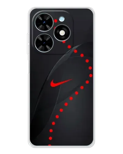 Чехол для TECNO Spark Go 2025 с картинкой «Абстрактный дизайн Nike»