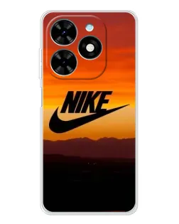 Чехол для TECNO Spark Go 2025 с картинкой «Nike — вечерний горизонт»