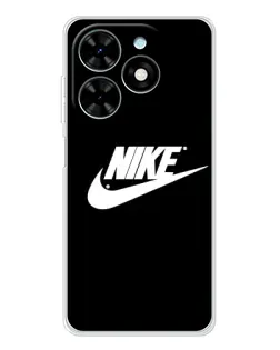 Чехол для TECNO Spark Go 2025 с картинкой «Мазки краски Nike»