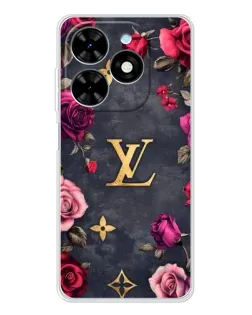 Чехол для TECNO Spark Go 2025 с картинкой «Цветочный Louis Vuitton» Чехол для TECNO Spark Go 2025 с картинкой «Цветочный Louis Vuitton»
