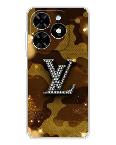 Чехол для TECNO Spark Go 2025 с картинкой «Камуфляжный Louis Vuitton» Чехол для TECNO Spark Go 2025 с картинкой «Камуфляжный Louis Vuitton»