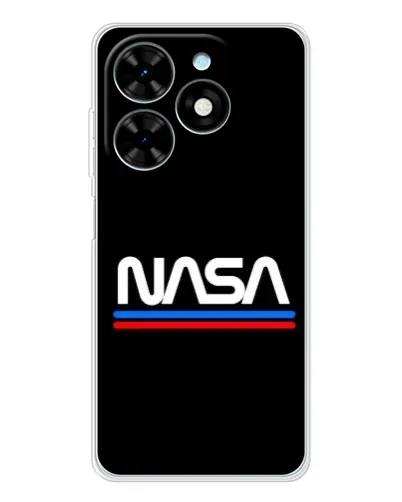 Чехол для TECNO Spark Go 2025 с картинкой «NASA — классика Red Blue» Чехол для TECNO Spark Go 2025 с картинкой «NASA — классика Red Blue»