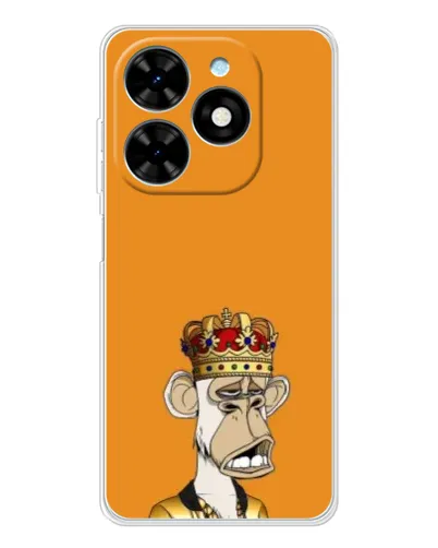 Чехол для TECNO Spark Go 2025 с картинкой «Золотая обезьяна Bored Ape» Чехол для TECNO Spark Go 2025 с картинкой «Золотая обезьяна Bored Ape»