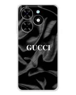 Чохол для TECNO Spark Go 2025 з картинкою «Gucci — шовкові хвилі»