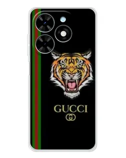 Чехол для TECNO Spark Go 2025 с картинкой «Тигр Gucci» Чехол для TECNO Spark Go 2025 с картинкой «Тигр Gucci»