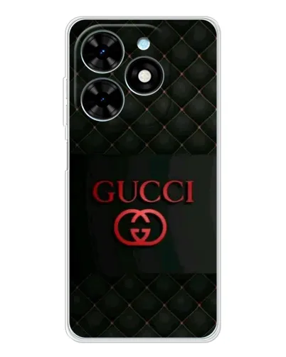 Чехол для TECNO Spark Go 2025 с картинкой «Gucci — стеганый черный»