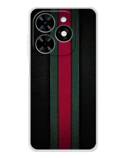 Чехол для TECNO Spark Go 2025 с картинкой «Gucci — неоновая линия»