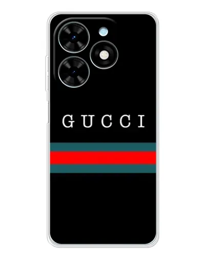 Чехол для TECNO Spark Go 2025 с картинкой «Gucci — красный пояс»