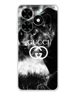 Чехол для TECNO Spark Go 2025 с картинкой «Gucci — дикая природа»