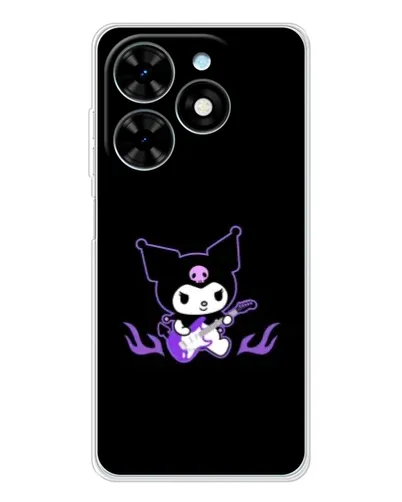 Чехол для TECNO Spark Go 2025 с картинкой «Электрическая Kuromi»