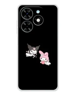 Чехол для TECNO Spark Go 2025 с картинкой «My Melody и Kuromi»