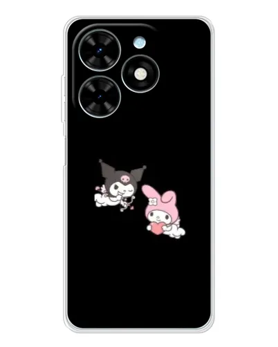 Чехол для TECNO Spark Go 2025 с картинкой «My Melody и Kuromi»