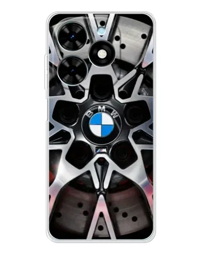 Чехол для TECNO Spark Go 2025 с картинкой «BMW — деталь диска»
