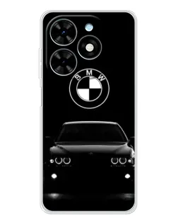 Чехол для TECNO Spark Go 2025 с картинкой «BMW — взгляд из темноты»