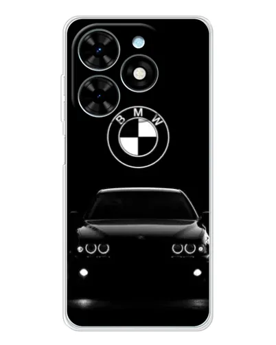 Чехол для TECNO Spark Go 2025 с картинкой «BMW — взгляд из темноты»