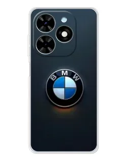 Чехол для TECNO Spark Go 2025 с картинкой «Логотип BMW — минимализм»