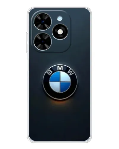Чехол для TECNO Spark Go 2025 с картинкой «Логотип BMW — минимализм»