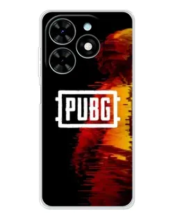 Чохол для TECNO Spark Go 2025 з картинкою «Яскравий логотип PUBG»