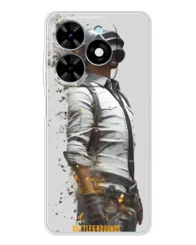 Чехол для TECNO Spark Go 2025 с картинкой «PUBG — боец в пыли» Чехол для TECNO Spark Go 2025 с картинкой «PUBG — боец в пыли»
