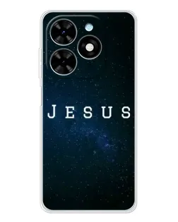 Чехол для TECNO Spark Go 2025 с картинкой «Звездное небо Jesus»