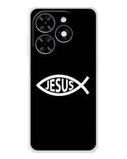 Чехол для TECNO Spark Go 2025 с картинкой «Классический Jesus»