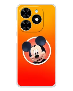 Чехол для TECNO Spark Go 2025 с картинкой «Mickey в круге»