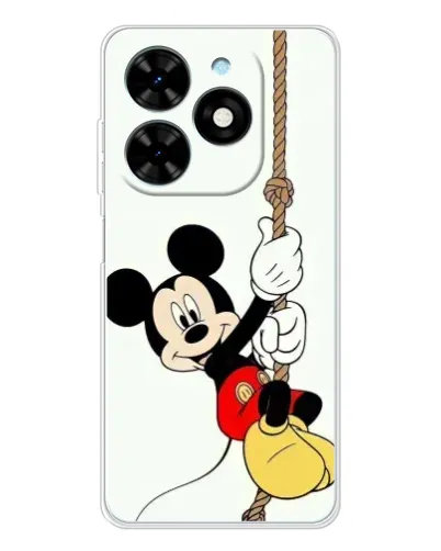 Чехол для TECNO Spark Go 2025 с картинкой «Mickey на канате» Чехол для TECNO Spark Go 2025 с картинкой «Mickey на канате»