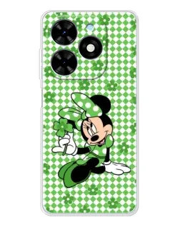Чехол для TECNO Spark Go 2025 с картинкой «Mickey в клетку»