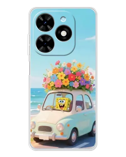 Чехол для TECNO Spark Go 2025 с картинкой «Автомобильное путешествие»