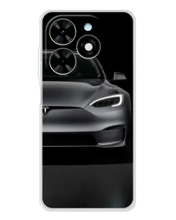 Чохол для TECNO Spark Go 2025 з картинкою «Tesla Model S Look»