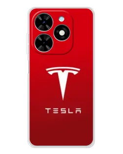 Чехол для TECNO Spark Go 2025 с картинкой «Tesla Red Classic» Чехол для TECNO Spark Go 2025 с картинкой «Tesla Red Classic»