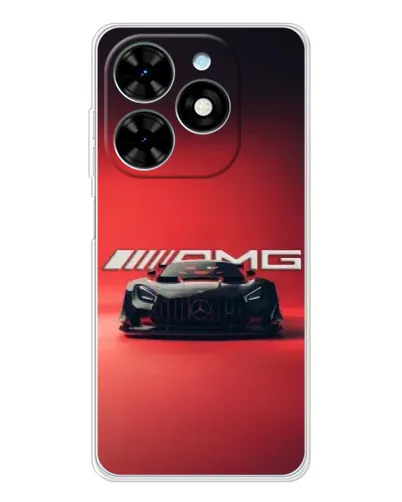 Чехол для TECNO Spark Go 2025 с картинкой «Mercedes AMG — красная линия» Чехол для TECNO Spark Go 2025 с картинкой «Mercedes AMG — красная линия»