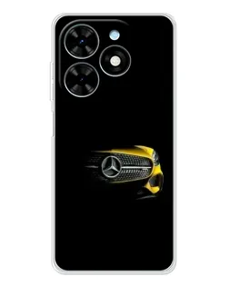 Чехол для TECNO Spark Go 2025 с картинкой «Mercedes — ретро стиль»