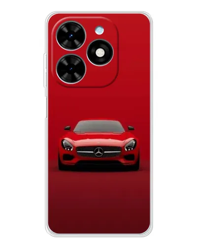 Чехол для TECNO Spark Go 2025 с картинкой «Красный Mercedes AMG» Чехол для TECNO Spark Go 2025 с картинкой «Красный Mercedes AMG»