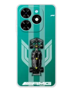 Чехол для TECNO Spark Go 2025 с картинкой «Mercedes AMG Petronas»