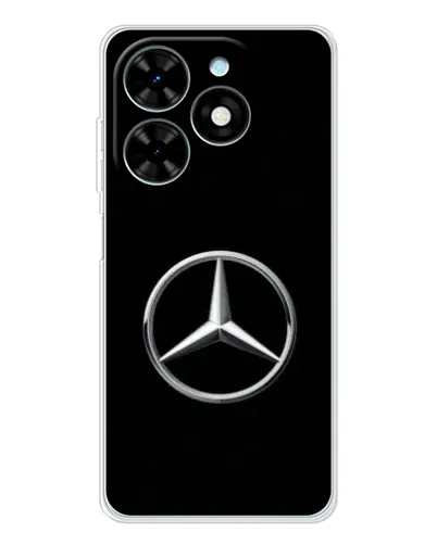 Чехол для TECNO Spark Go 2025 с картинкой «Mercedes классический лого» Чехол для TECNO Spark Go 2025 с картинкой «Mercedes классический лого»