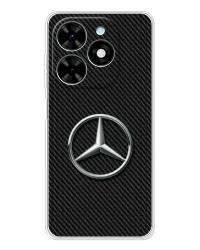 Чехол для TECNO Spark Go 2025 с картинкой «Карбоновый Mercedes стиль» Чехол для TECNO Spark Go 2025 с картинкой «Карбоновый Mercedes стиль»