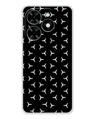 Чехол для TECNO Spark Go 2025 с картинкой «Mercedes паттерн звезд» Чехол для TECNO Spark Go 2025 с картинкой «Mercedes паттерн звезд»